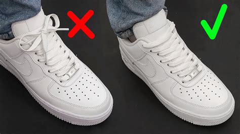 nike air force 1 richtig schnüren|How to Lace Air Force 1s: 5 Cool and Easy Ways .